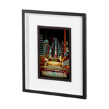 New York Go USA (M) by Mercana Studio a Framed Art Print Matted under Glass by Mercana at Eve Furniture