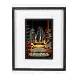 New York Go USA (M) by Mercana Studio a Framed Art Print Matted under Glass by Mercana at Eve Furniture