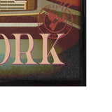 New York Go USA (SM) by Mercana Studio a Hand Embellished Decograph Framed Art Print by Mercana at Eve Furniture