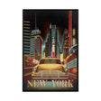 New York Go USA (SM) by Mercana Studio a Hand Embellished Decograph Framed Art Print by Mercana at Eve Furniture