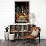 New York Go USA (XL) by Mercana Studio a Hand Embellished Decograph Framed Art Print under Glass by Mercana at Eve Furniture