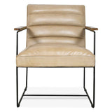 New York Tony Accent Chair in Antique Ivory by Home Trends & Design at Eve Furniture
