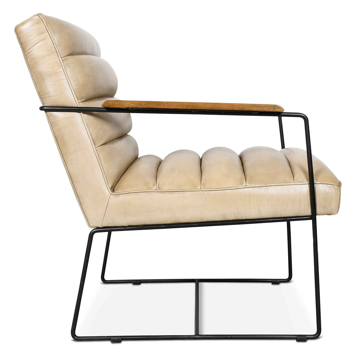 New York Tony Accent Chair in Antique Ivory by Home Trends & Design at Eve Furniture