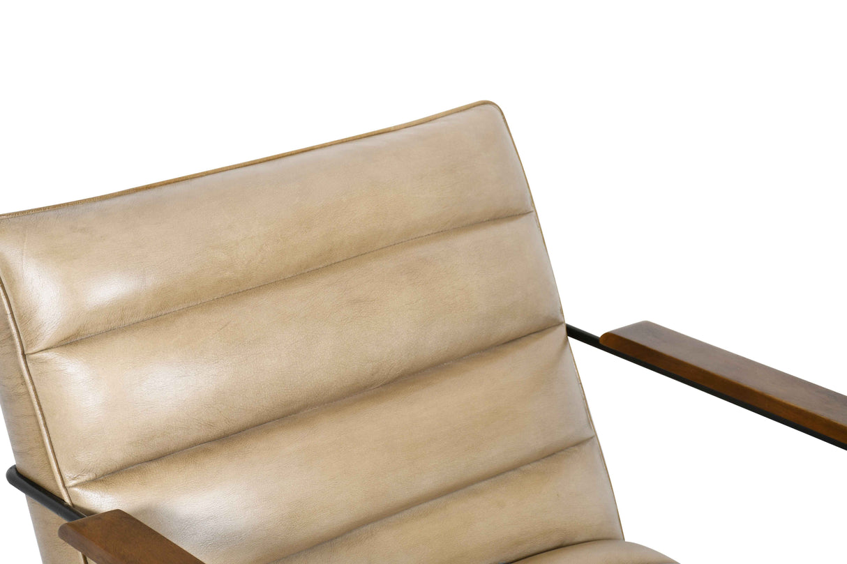 New York Tony Accent Chair in Antique Ivory by Home Trends & Design at Eve Furniture