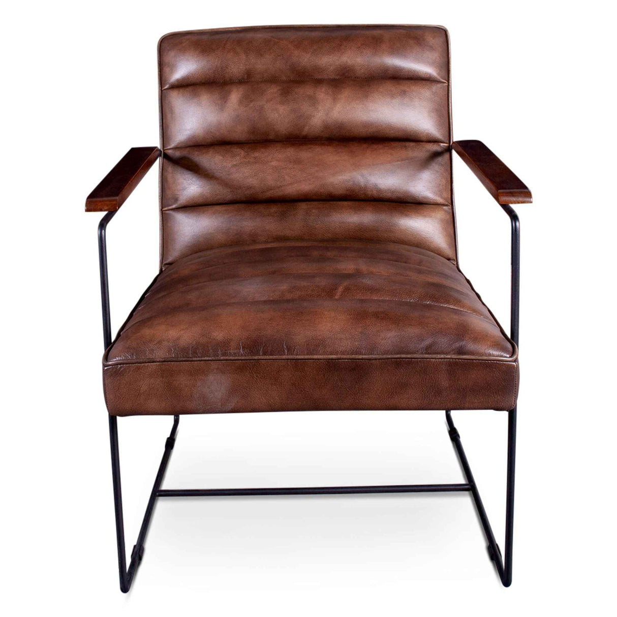 New York Tony Accent Chair in Antique Whiskey Leather by Home Trends & Design at Eve Furniture