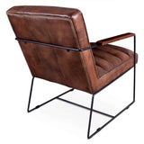 New York Tony Accent Chair in Antique Whiskey Leather by Home Trends & Design at Eve Furniture