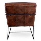 New York Tony Accent Chair in Antique Whiskey Leather by Home Trends & Design at Eve Furniture