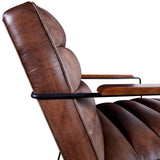 New York Tony Accent Chair in Antique Whiskey Leather by Home Trends & Design at Eve Furniture