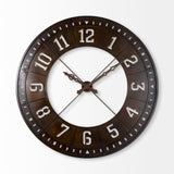 Newcastle Giant Oversize Industrial Wall Clock by Mercana at Eve Furniture