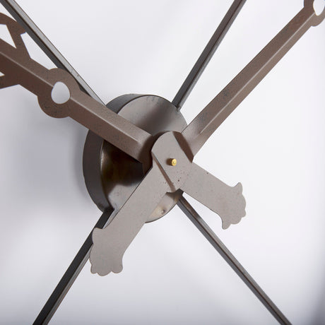 Newcastle Giant Oversize Industrial Wall Clock by Mercana at Eve Furniture