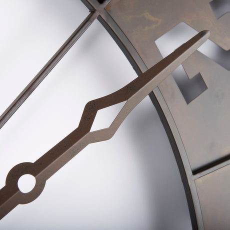 Newcastle Giant Oversize Industrial Wall Clock by Mercana at Eve Furniture