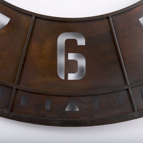 Newcastle Giant Oversize Industrial Wall Clock by Mercana at Eve Furniture