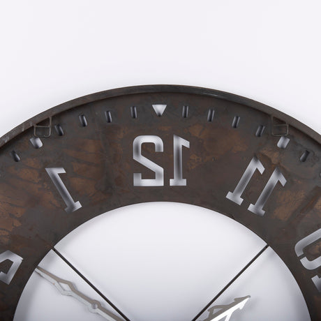 Newcastle Giant Oversize Industrial Wall Clock by Mercana at Eve Furniture