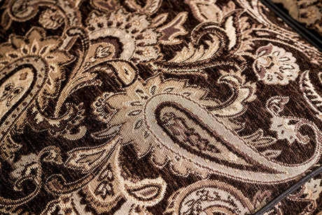 Newdale Brown/Gold Sofa & Loveseat by Furniture of America at Eve Furniture