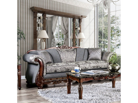 Newdale Gray Sofa & Loveseat by Furniture of America at Eve Furniture