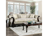 Newdale Ivory Sofa & Loveseat by Furniture of America at Eve Furniture