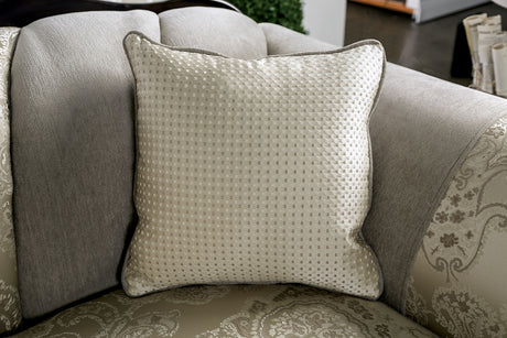 Newdale Ivory Sofa & Loveseat by Furniture of America at Eve Furniture
