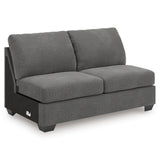 Newellen Greystone 3-Piece Right Arm Facing Sectional by Ashley at Eve Furniture