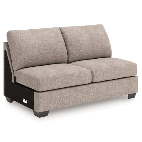 Newellen Hemp 3-Piece Left Arm Facing Sectional by Ashley at Eve Furniture