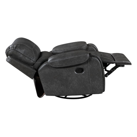 Newnan Gray Double Reclining Living Room Set by Homelegance at Eve Furniture