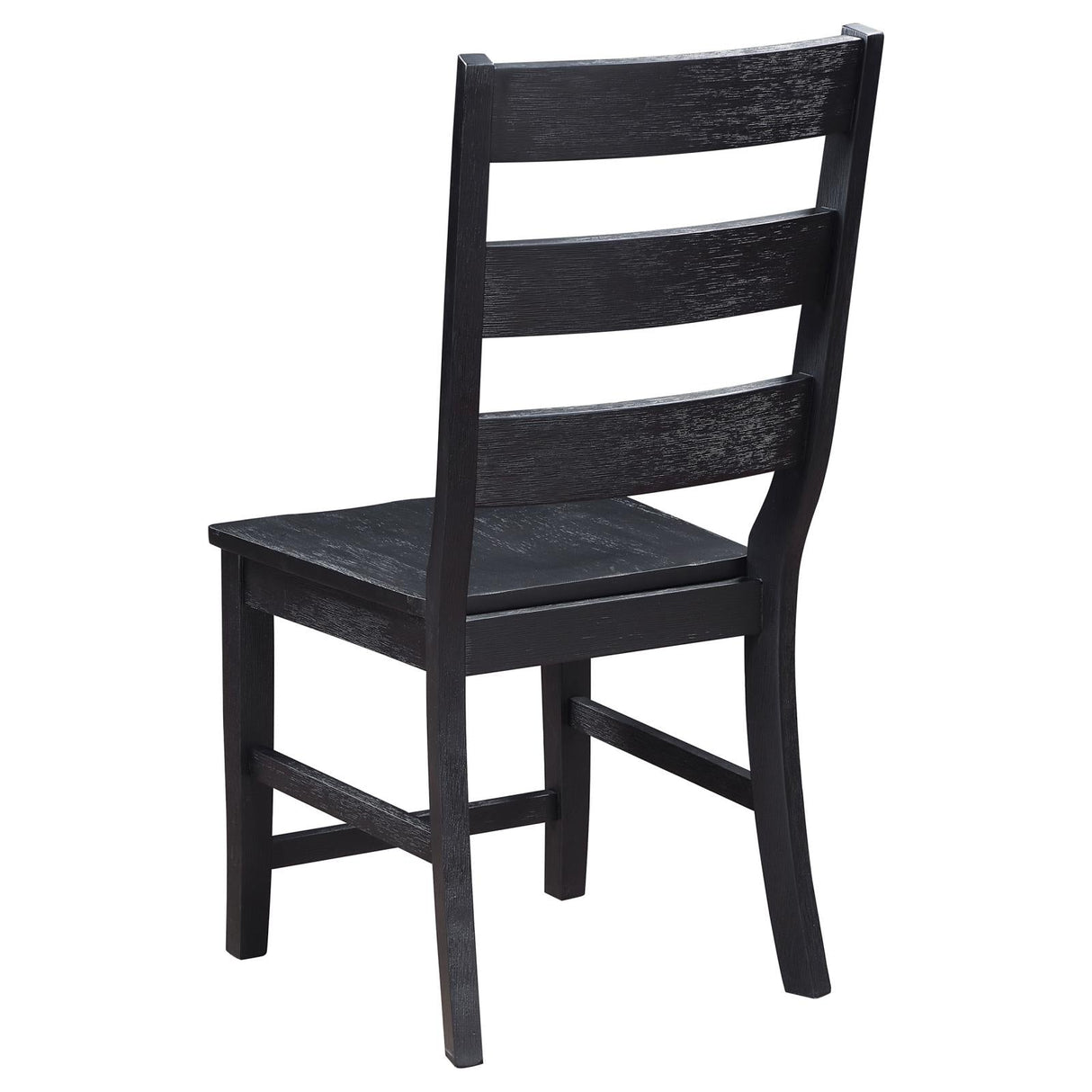 Newport Black 6-Piece Rectangular Trestle Dining Set with Bench