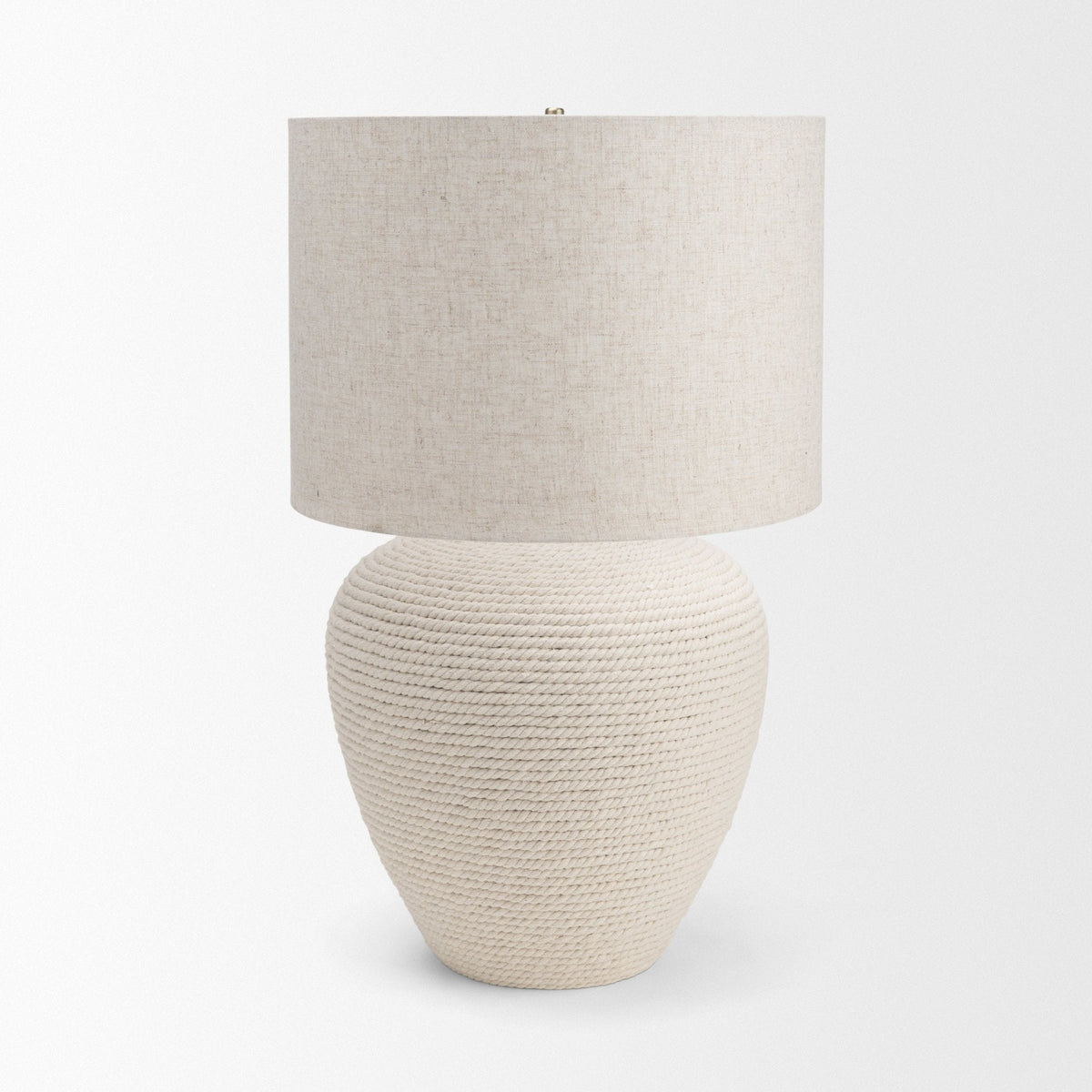 Newport Woven Rope Table Lamp by Mercana at Eve Furniture