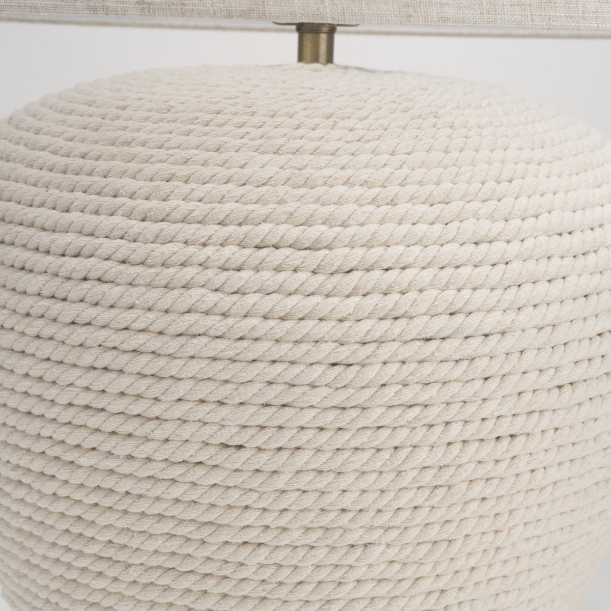 Newport Woven Rope Table Lamp by Mercana at Eve Furniture