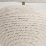 Newport Woven Rope Table Lamp by Mercana at Eve Furniture