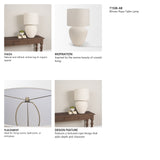 Newport Woven Rope Table Lamp by Mercana at Eve Furniture