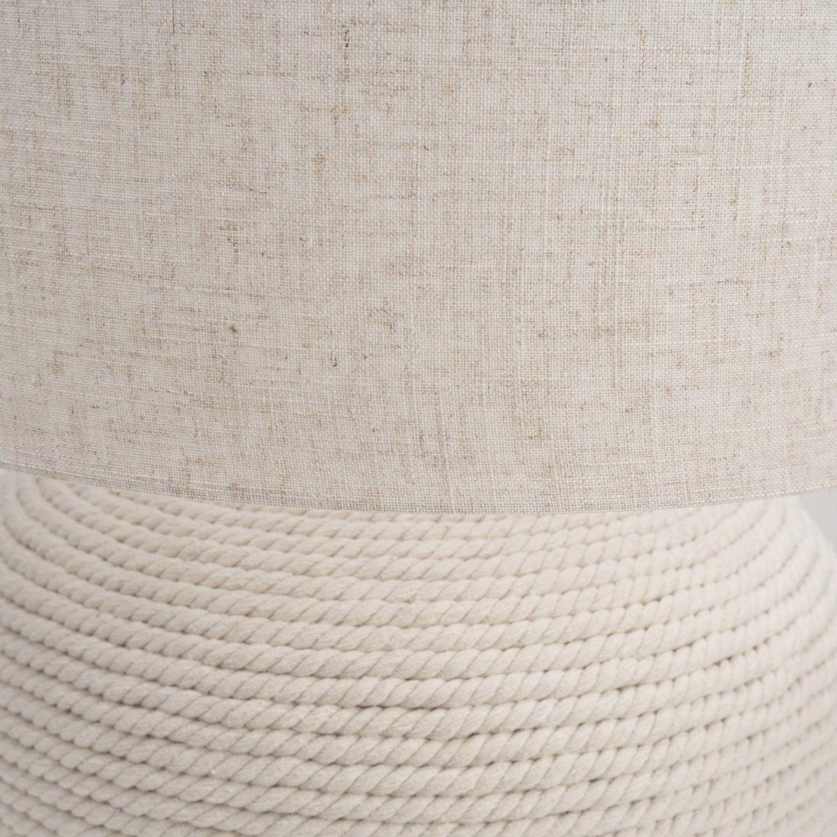 Newport Woven Rope Table Lamp by Mercana at Eve Furniture