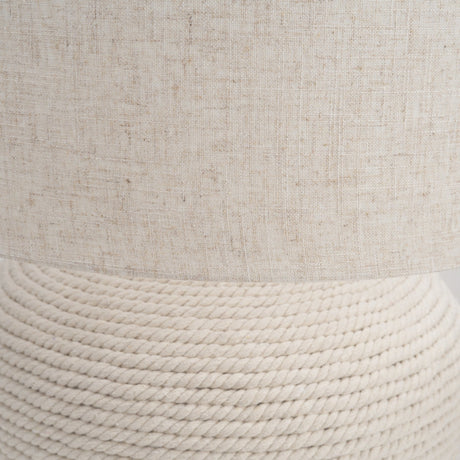 Newport Woven Rope Table Lamp by Mercana at Eve Furniture