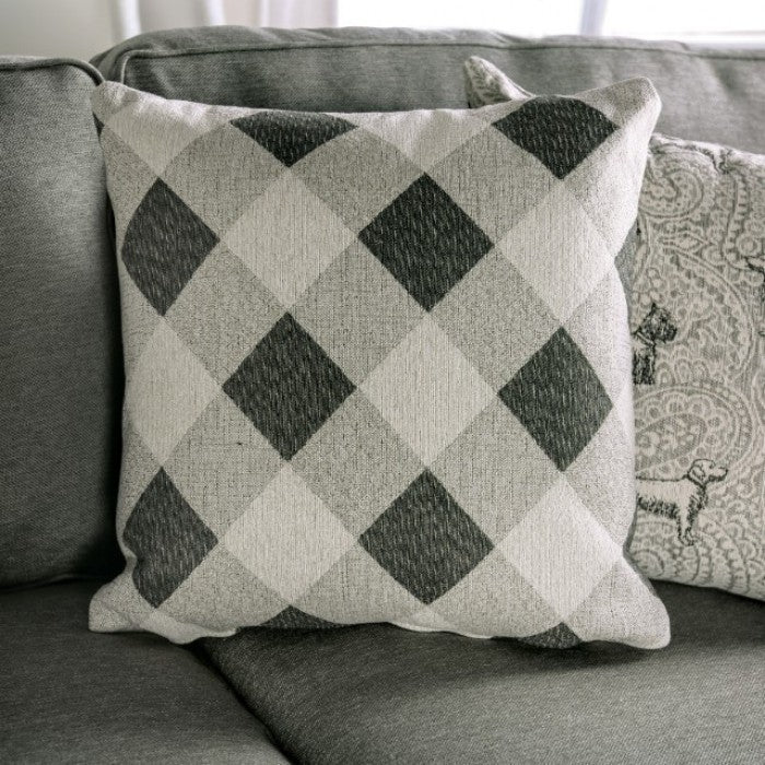 Newry Gray Sofa by Furniture of America at Eve Furniture