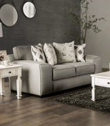 Newry Gray Sofa & Loveseat by Furniture of America at Eve Furniture