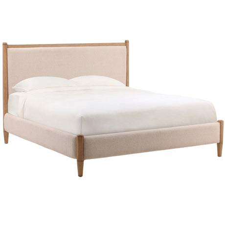 Nexis Bed, Cream by Dovetail at Eve Furniture