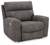 Next-Gen DuraPella Black/Gray Power Reclining Living Room Set by Ashley at Eve Furniture