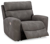 Next-Gen DuraPella Black/Gray Power Reclining Living Room Set by Ashley at Eve Furniture