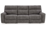 Next-Gen DuraPella Black/Gray Power Reclining Living Room Set by Ashley at Eve Furniture