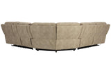 Next-Gen DuraPella Sand 3-Piece Power Reclining Sectional by Ashley at Eve Furniture