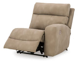 Next-Gen DuraPella Sand 4-Piece Dual Power Reclining Sectional by Ashley Furniture at Eve Furniture