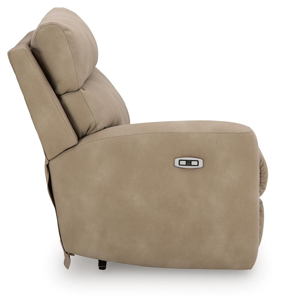 Next-Gen Durapella Sand 4-Piece Power Reclining Sectional by Ashley at Eve Furniture