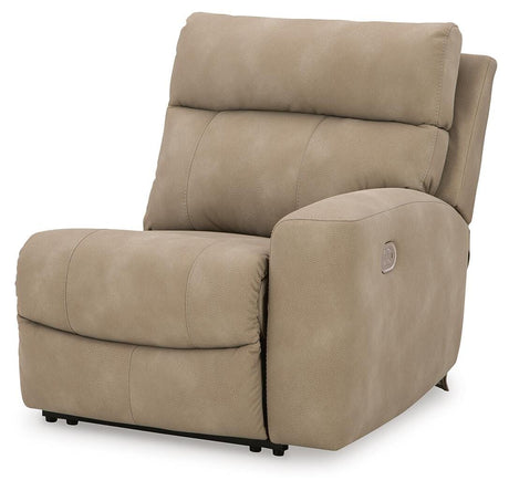 Next-Gen Durapella Sand 4-Piece Power Reclining Sectional by Ashley at Eve Furniture