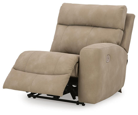 Next-Gen Durapella Sand 4-Piece Power Reclining Sectional by Ashley at Eve Furniture