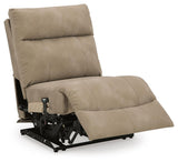 Next-Gen Durapella Sand 4-Piece Power Reclining Sectional by Ashley at Eve Furniture