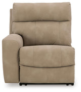 Next-Gen Durapella Sand 4-Piece Power Reclining Sectional by Ashley at Eve Furniture
