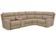 Next-Gen DuraPella Sand 5-Piece Dual Power Reclining Sectional by Ashley Furniture at Eve Furniture
