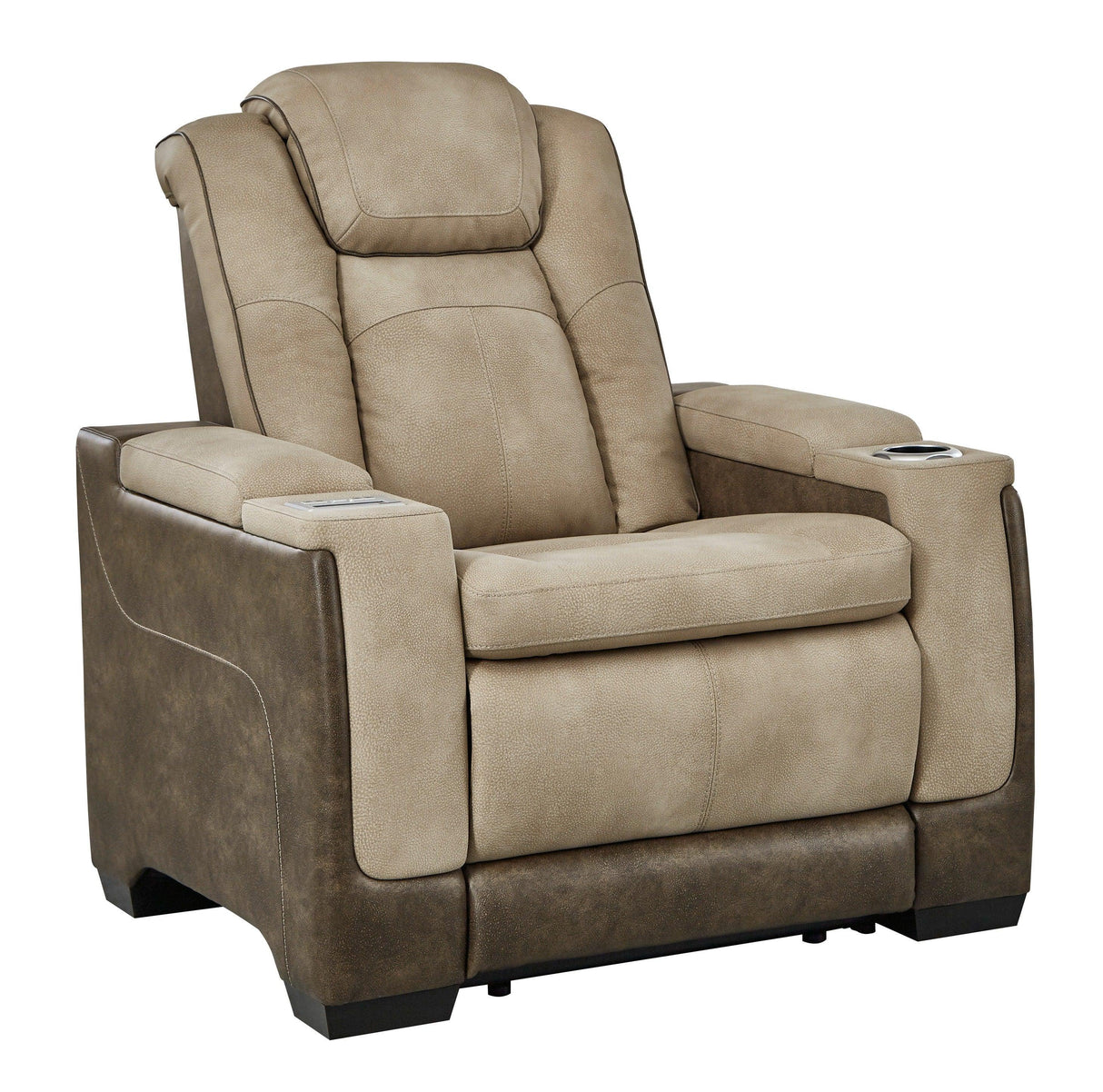 Next-Gen Durapella Sand Dual Power Reclining Living Room Set by Ashley at Eve Furniture