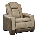 Next-Gen Durapella Sand Dual Power Reclining Living Room Set by Ashley at Eve Furniture