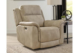 Next-Gen DuraPella Sand Performance Fabric Dual Power Recliner by Ashley at Eve Furniture