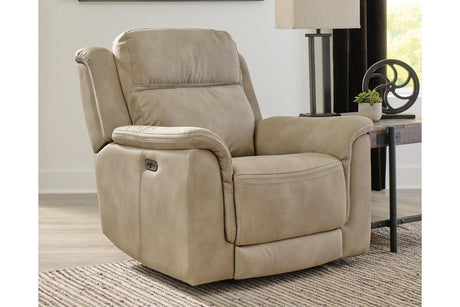 Next-Gen DuraPella Sand Performance Fabric Dual Power Recliner by Ashley at Eve Furniture