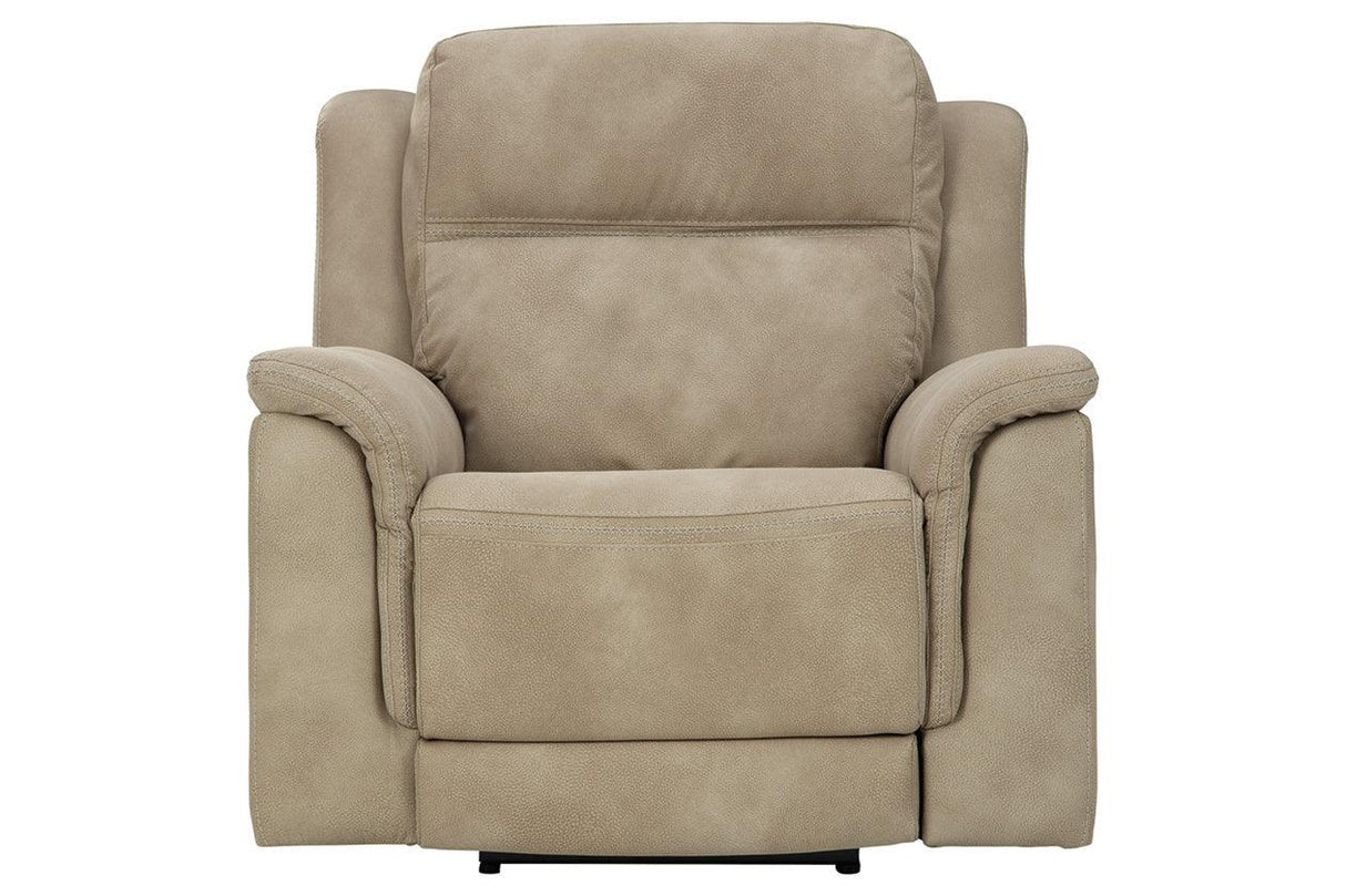 Next-Gen DuraPella Sand Performance Fabric Dual Power Recliner by Ashley at Eve Furniture